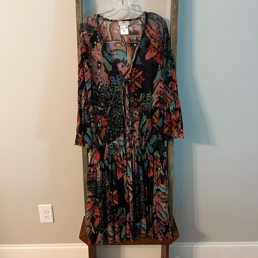 Fuzzi Tulle Cardigan